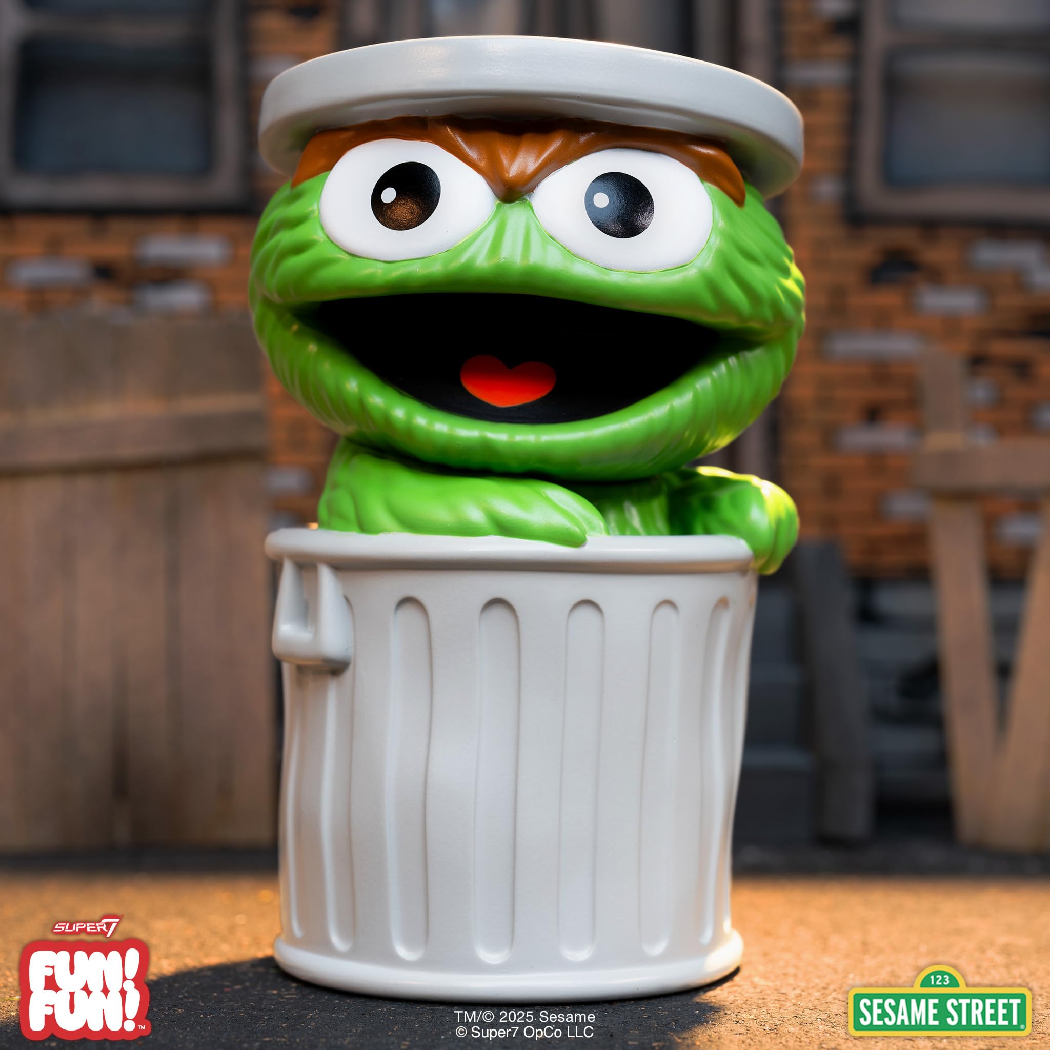 Amazon.com: Super7 Fun! Fun! Sesame Street Oscar the Grouch Vinyl