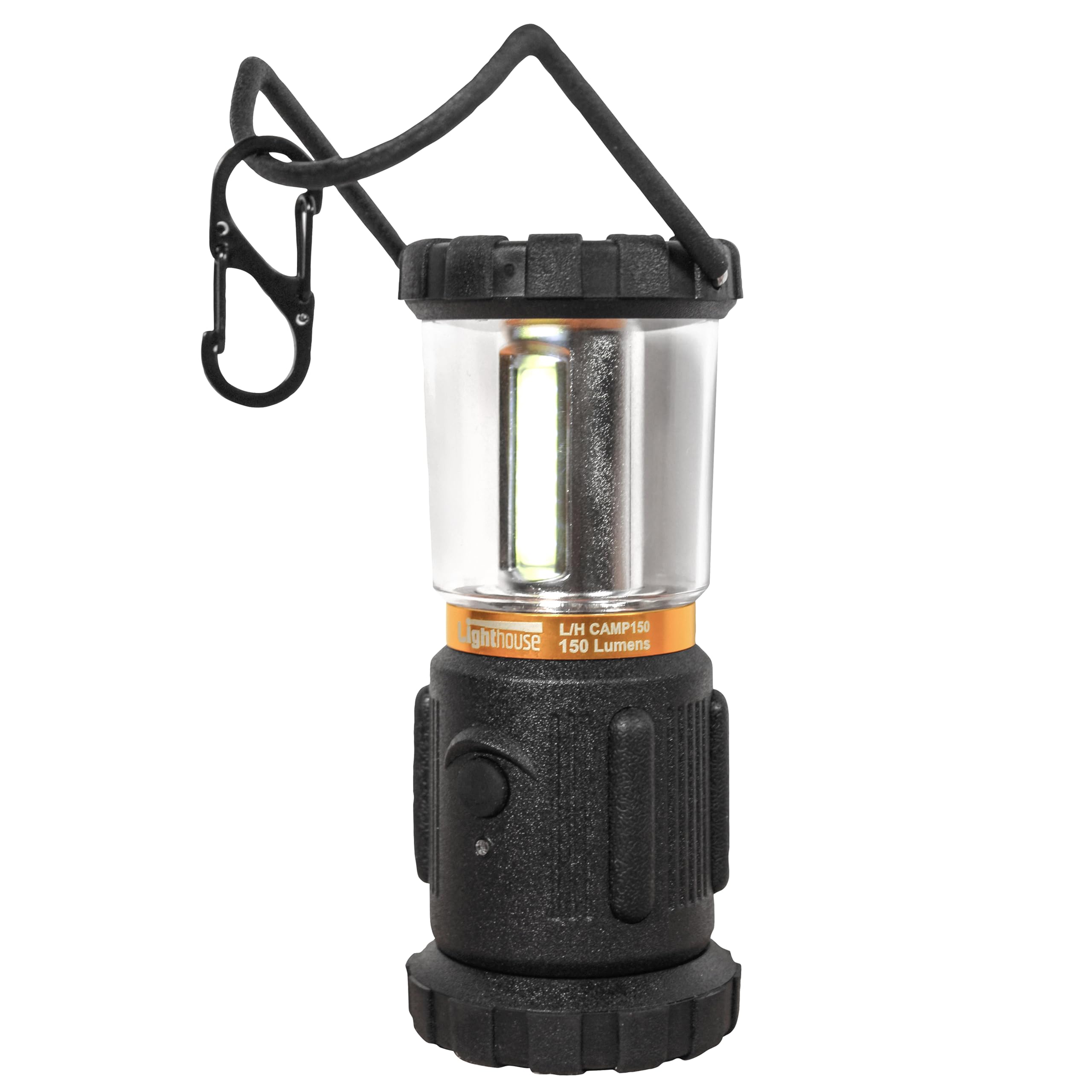 Torches L/HCAMP150 LED Lantern - 150Lm - 3xAA Batteries Included, Up tp 35 hours on low mode.