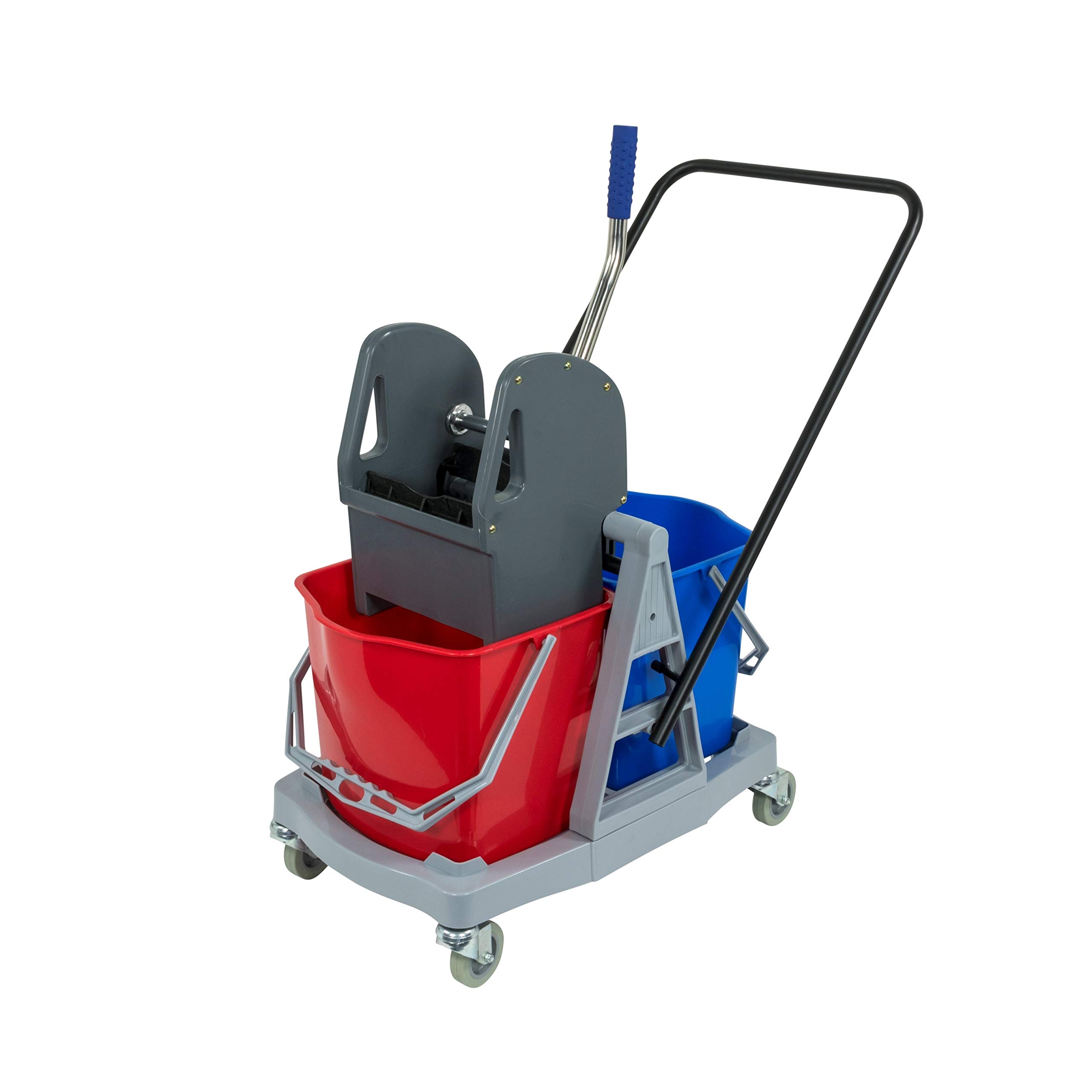 Sprintus Doppelfahreimer 2 x 17 Liter Reinigungswagen Putzwagen