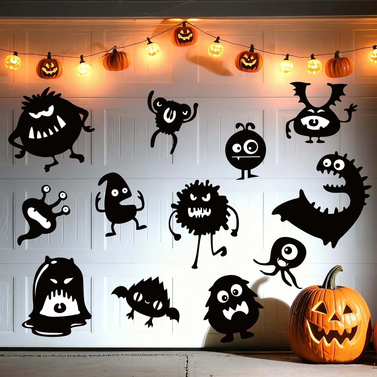Imanes magnéticos de Halloween para puerta de cochera nevera y coche 12 piezas