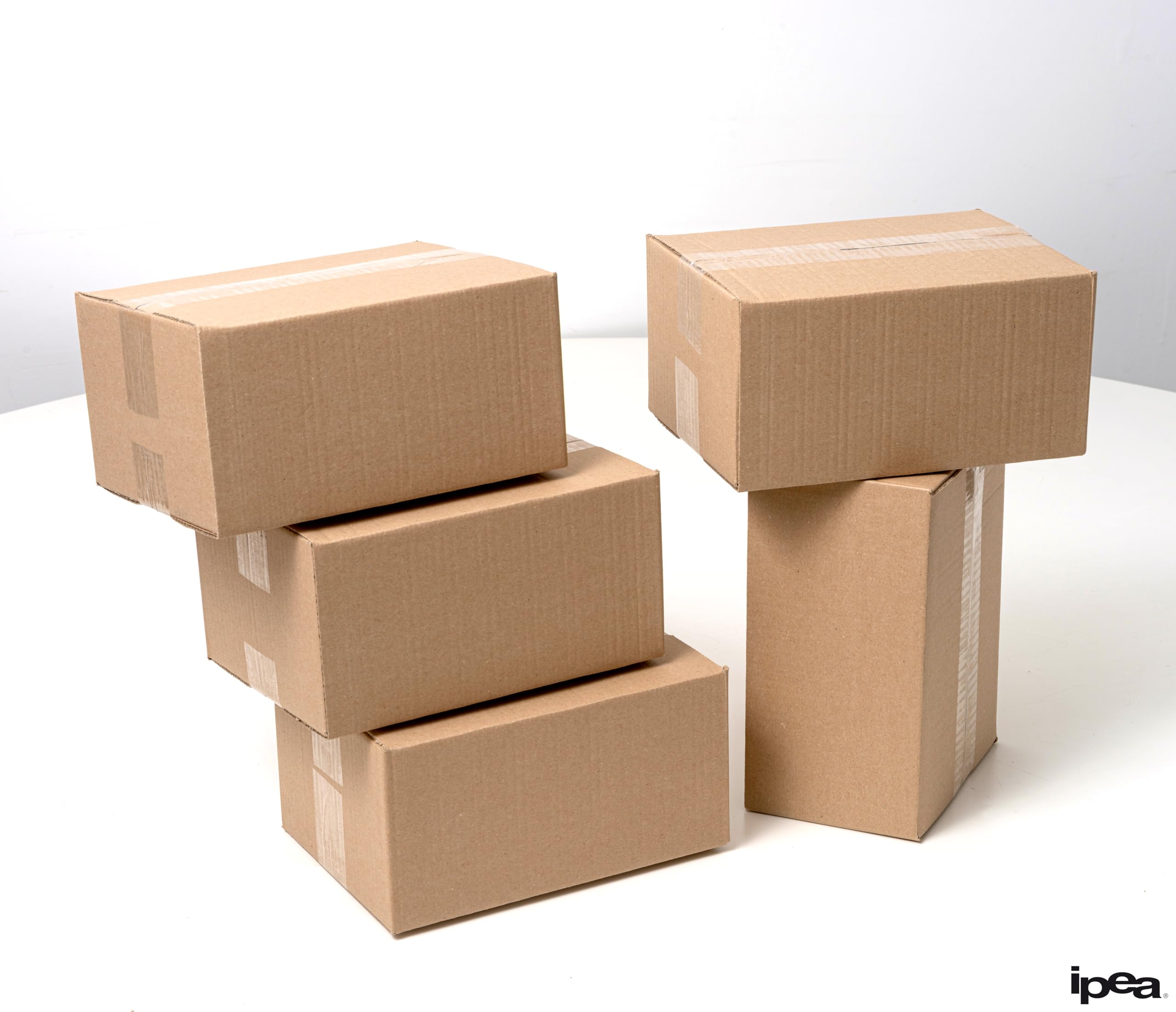 IPEA Scatole di Cartone 25 x 18 x 12 cm per Spedizioni, E-Commerce, Regali – [ 10 Pezzi ] – Made in Italy – Scatole Rettangolari Multiuso per Imballaggio Oggetti, Eventi, Feste – Scatola Confezione