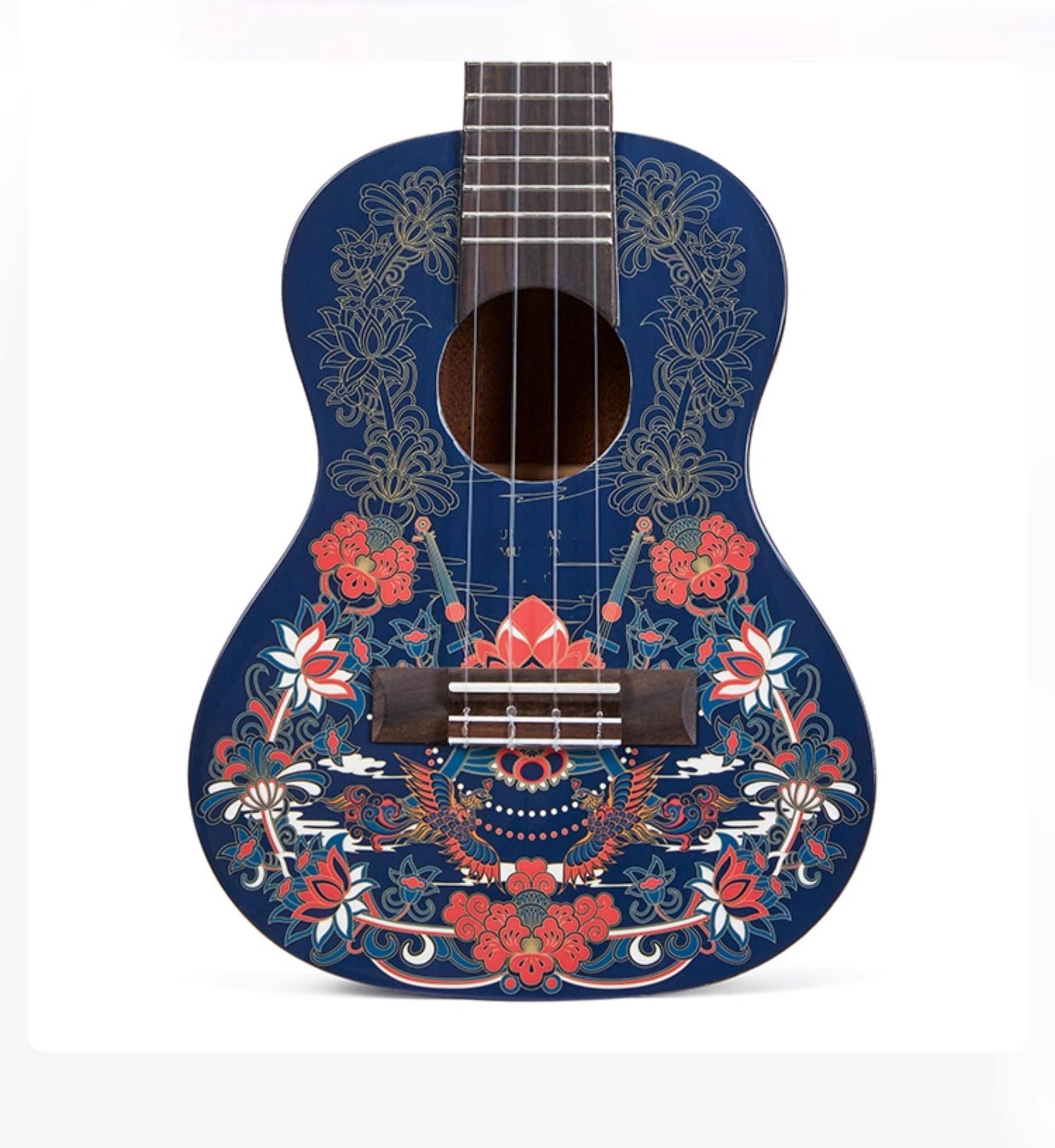 23 Calowa Gitara Elektryczna Ukulele Z Litego Drewna Mahoniowego Dla Początkujących Początkujący Ukulele