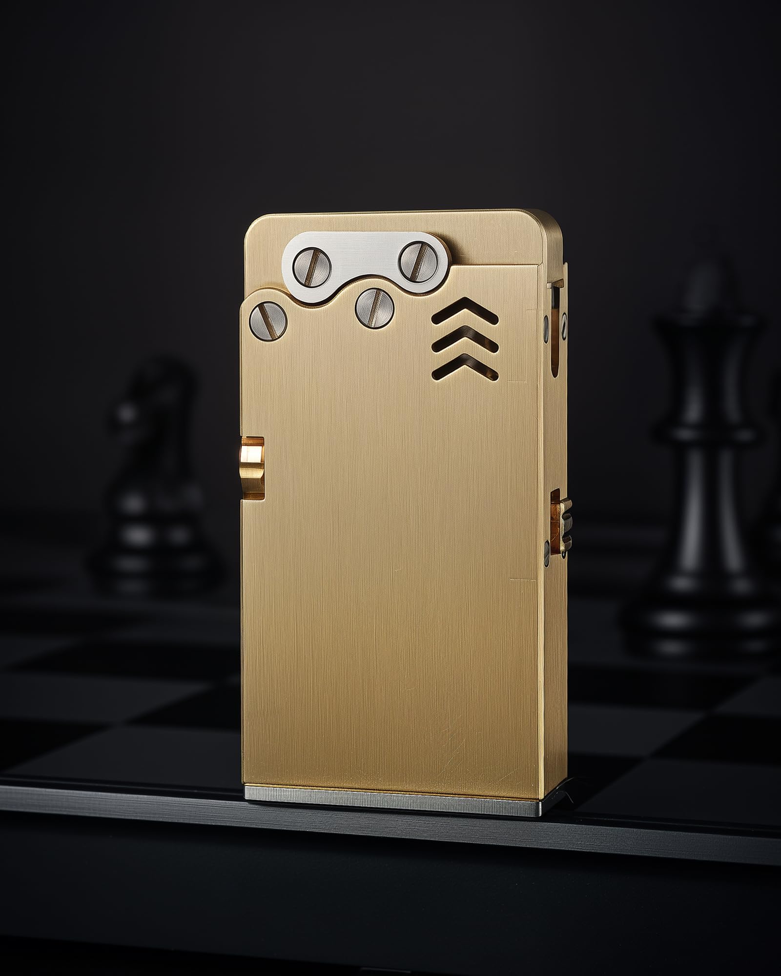 Thorens Ejection Brass Finish Briquet à Essence Laiton Anti-Vent