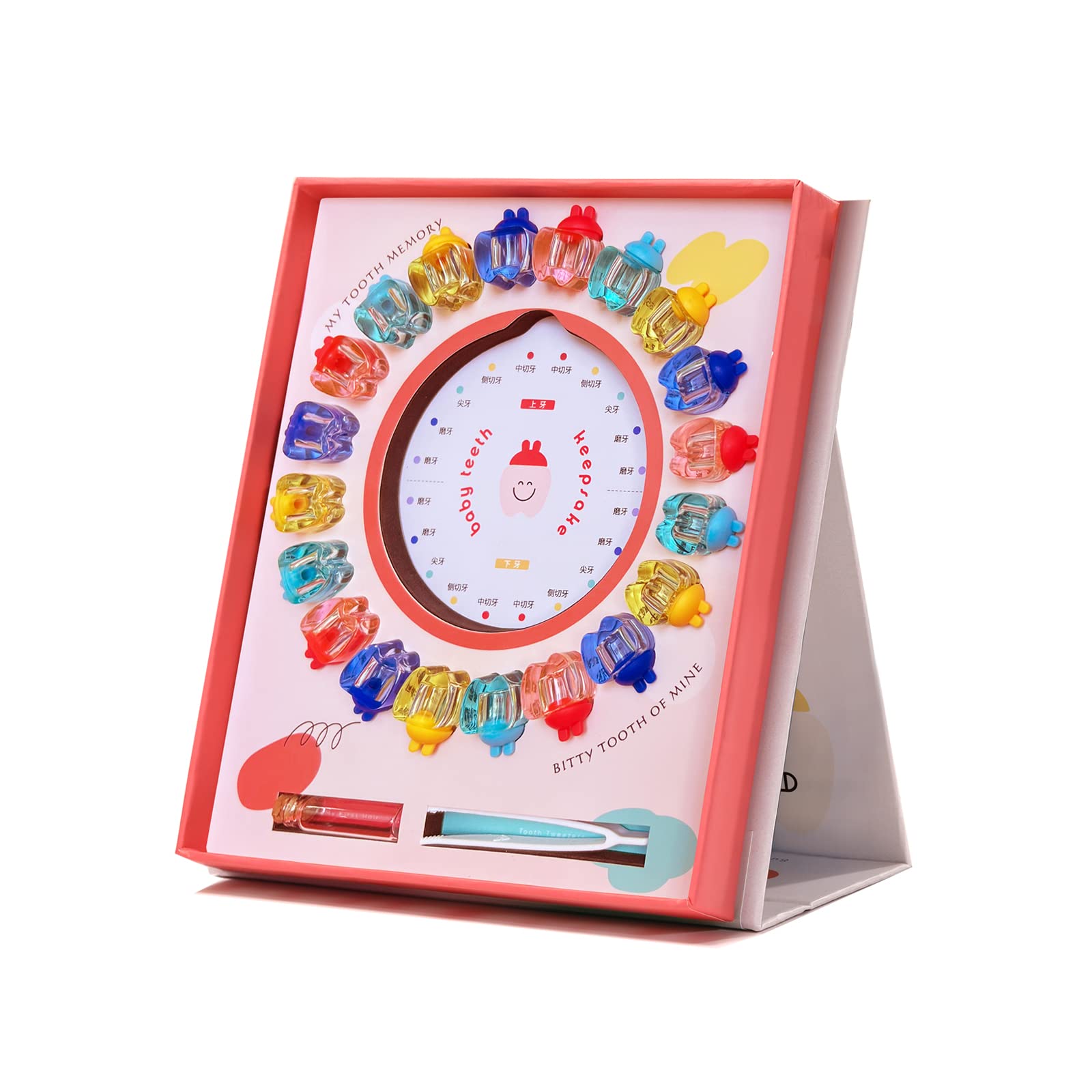 Tooth Fairy Box for Girls, First Tooth Keepsake Box for Kids, Tooth Boxes Saver & Holders for Lost Teeth