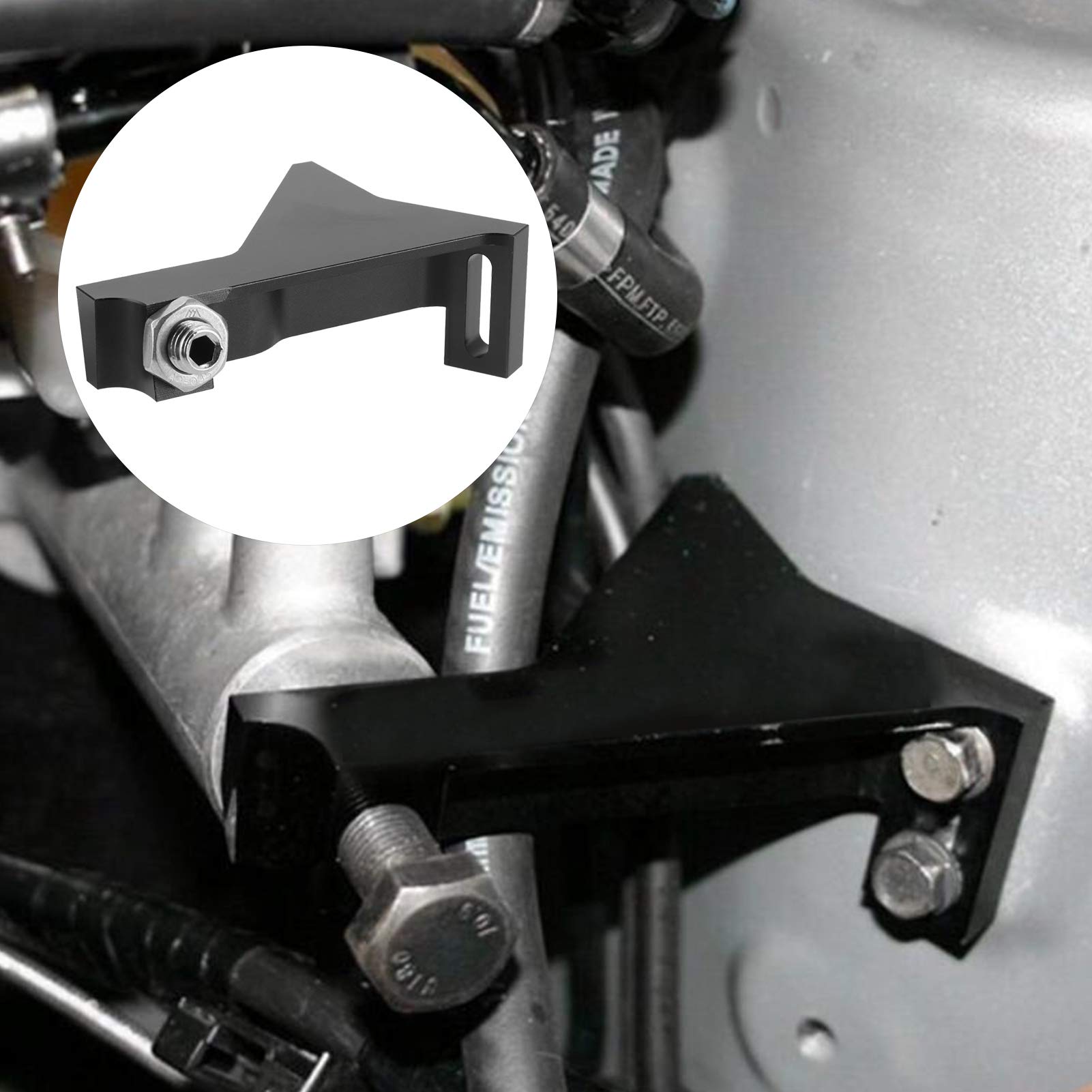 OUKENS Staffa di Supporto Pompa Freno, Staffa Pompa Freno Adatta Per Subaru WRX IMPREZ RS 2002-2007 STi 2004-2007