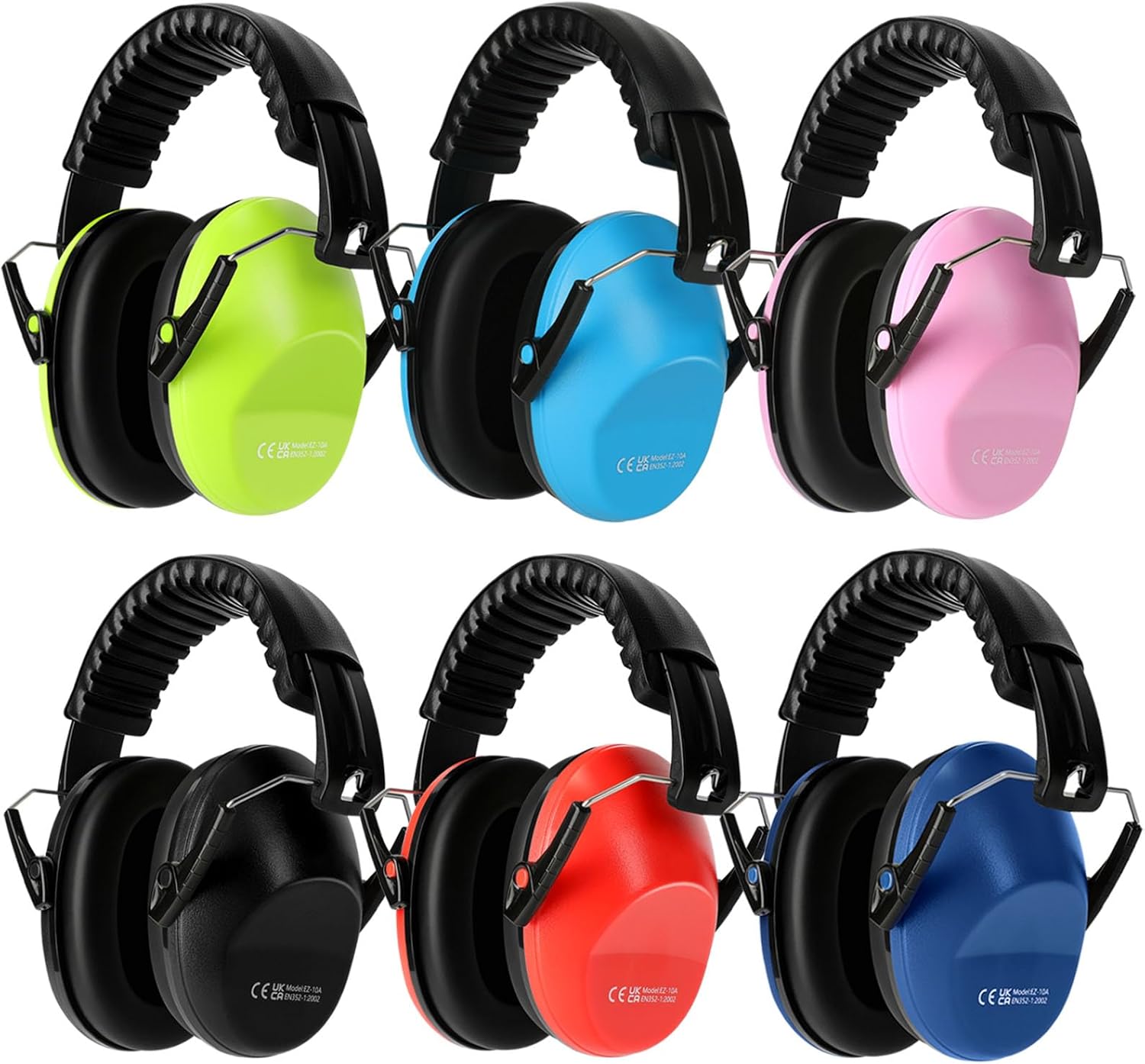 6 Pack Noise Canceling Headphones for Kids, Kids Ear Protection Earmuffs for Autism, Toddler, Children, Noise Cancelling Sound Proof Earmuffs/Headphones for Concerts, Air Shows, Fireworks