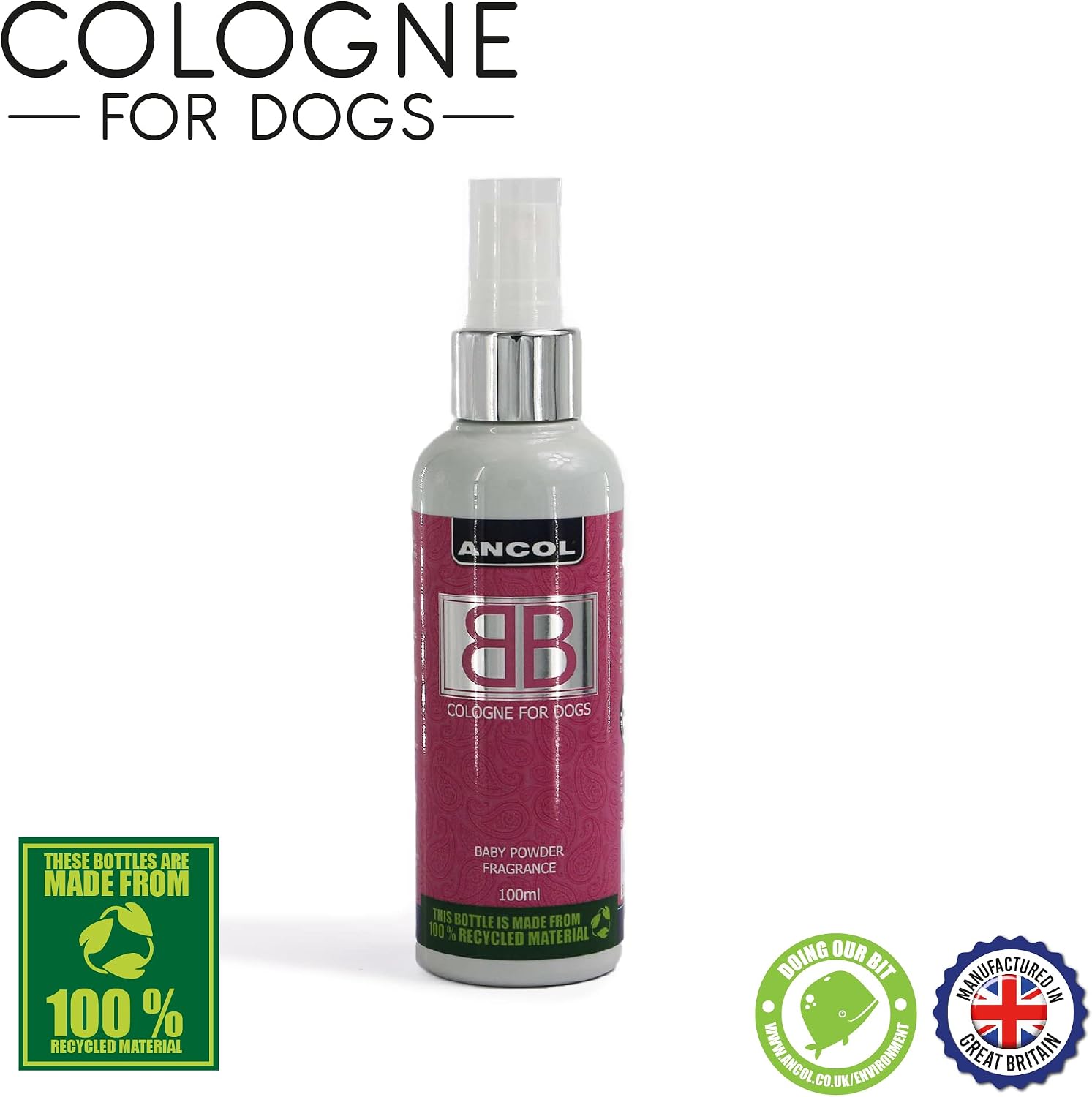 Ancol BB Dog Cologne, 100 ml