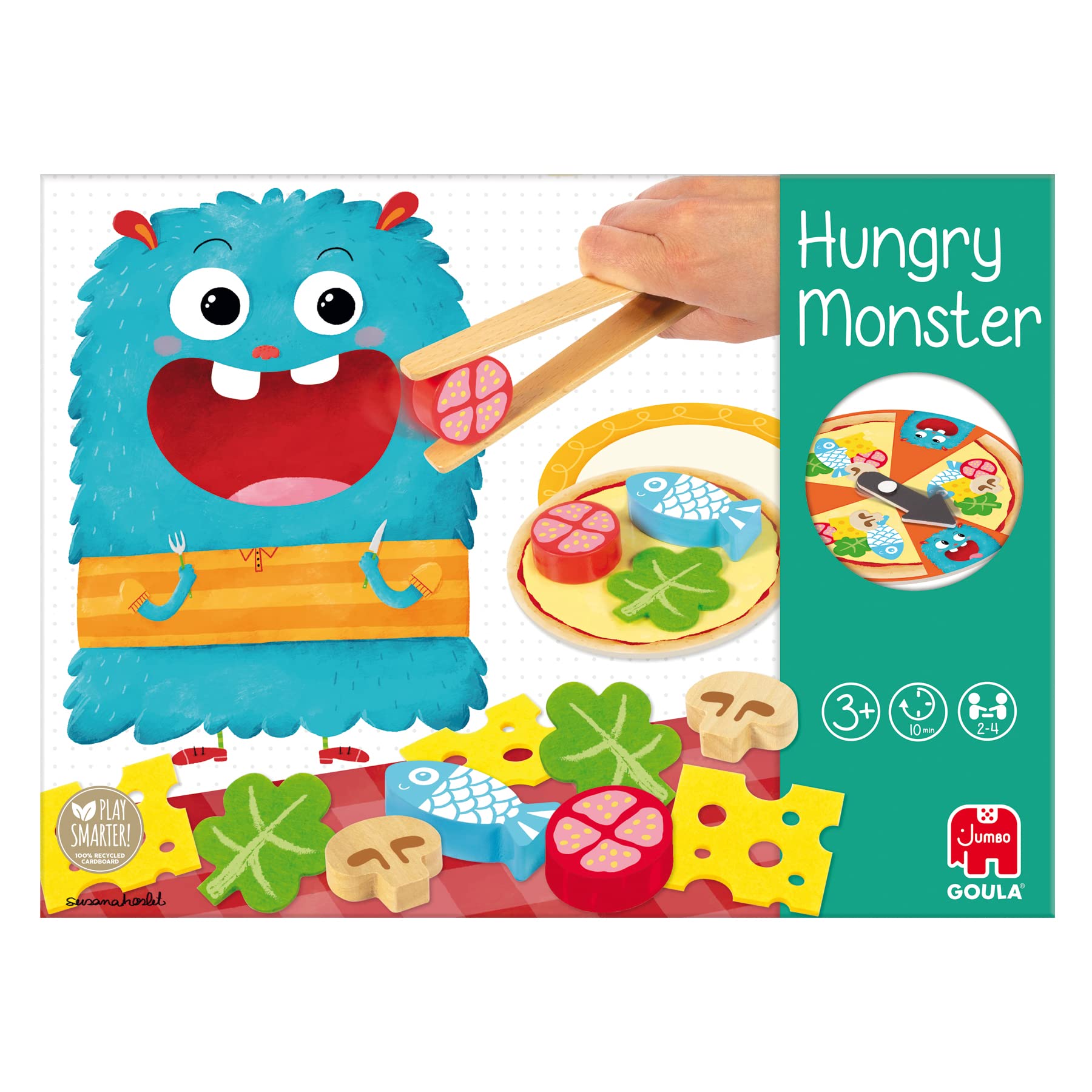 Goula - Hungry monster, Juego de mesa preescolar a partir de 3 años