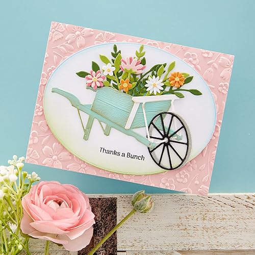 Miniatura 2 de Spellbinders Troqueles grabados con carretilla de campo S4-1279 de la colección Country Garden por Annie Williams