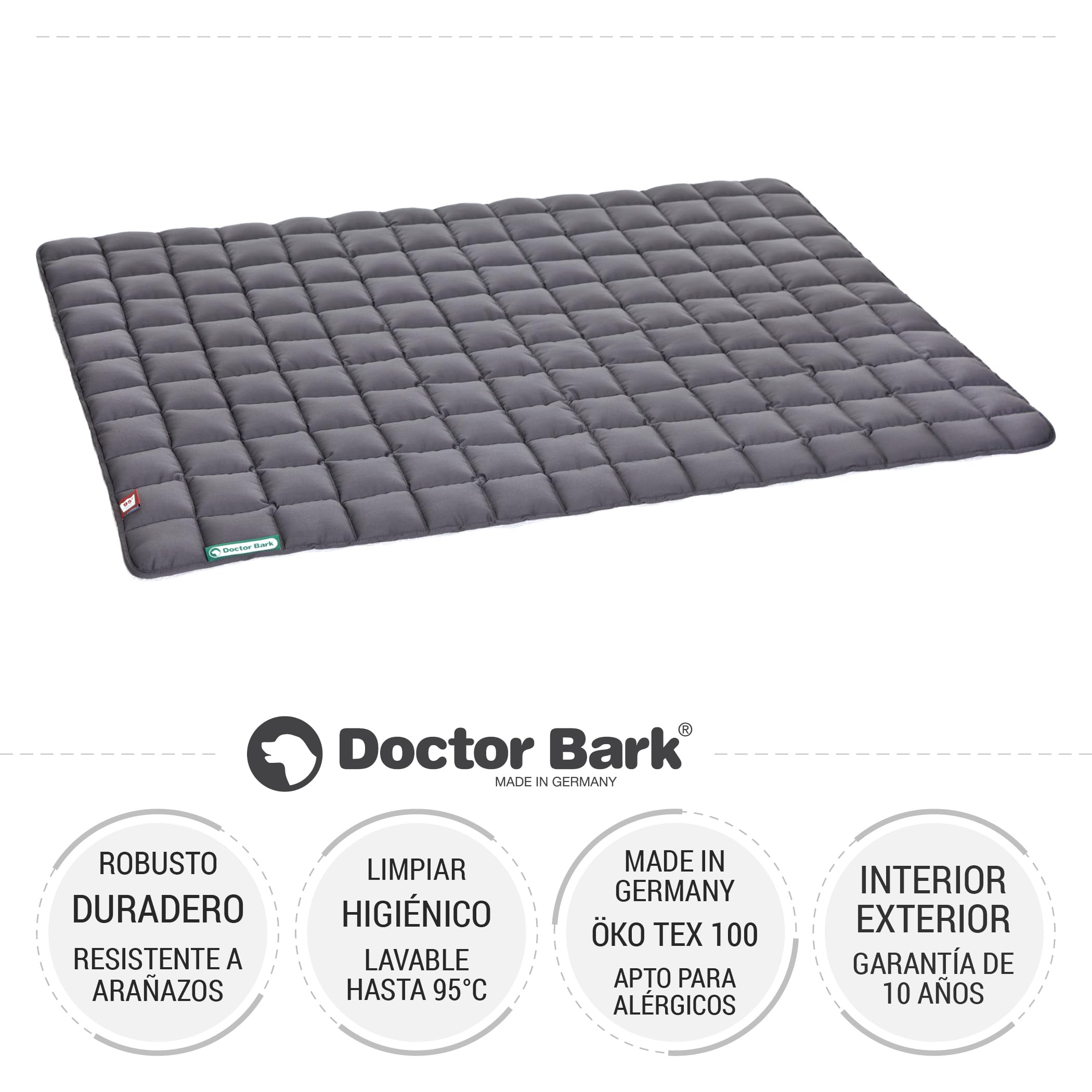 Doctor Bark Manta para Perros - Suave e hipoalergénica, Resistente a los arañazos y Duradera, Lavable a 95°C - Disponible en Diferentes tamaños y Colores(XXL, Gris)