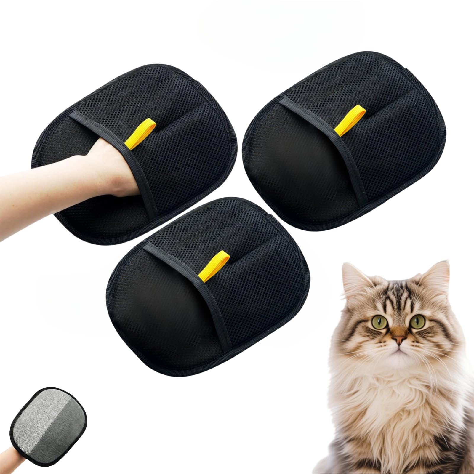 Fellmagnet-Bürsthandschuh & Haarentferner – Sanfte Fellpflege Für Katzen & Hunde