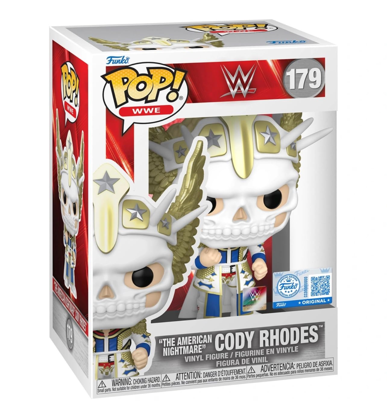 WWE Cody Rhodes The American Nightmare Metallic Funko POP! Vinyl 179 Wresting Action Figure Toy