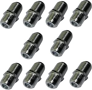10PCS Compressione RG6 F Tipo Connettore Coassiale Adattatore - Foto 11