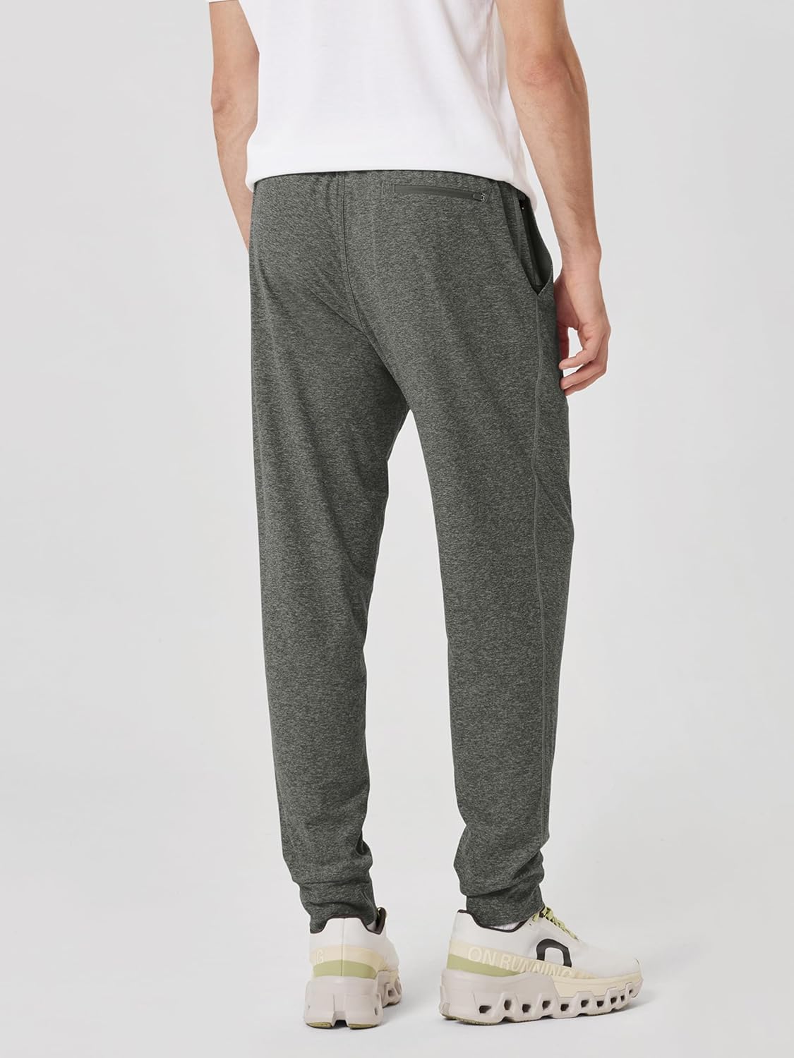 ODODOS Men's Performance Joggers - Ultra Soft odSTRATUM Tech Sweatpants with Adjustable Waist and Secure Pockets