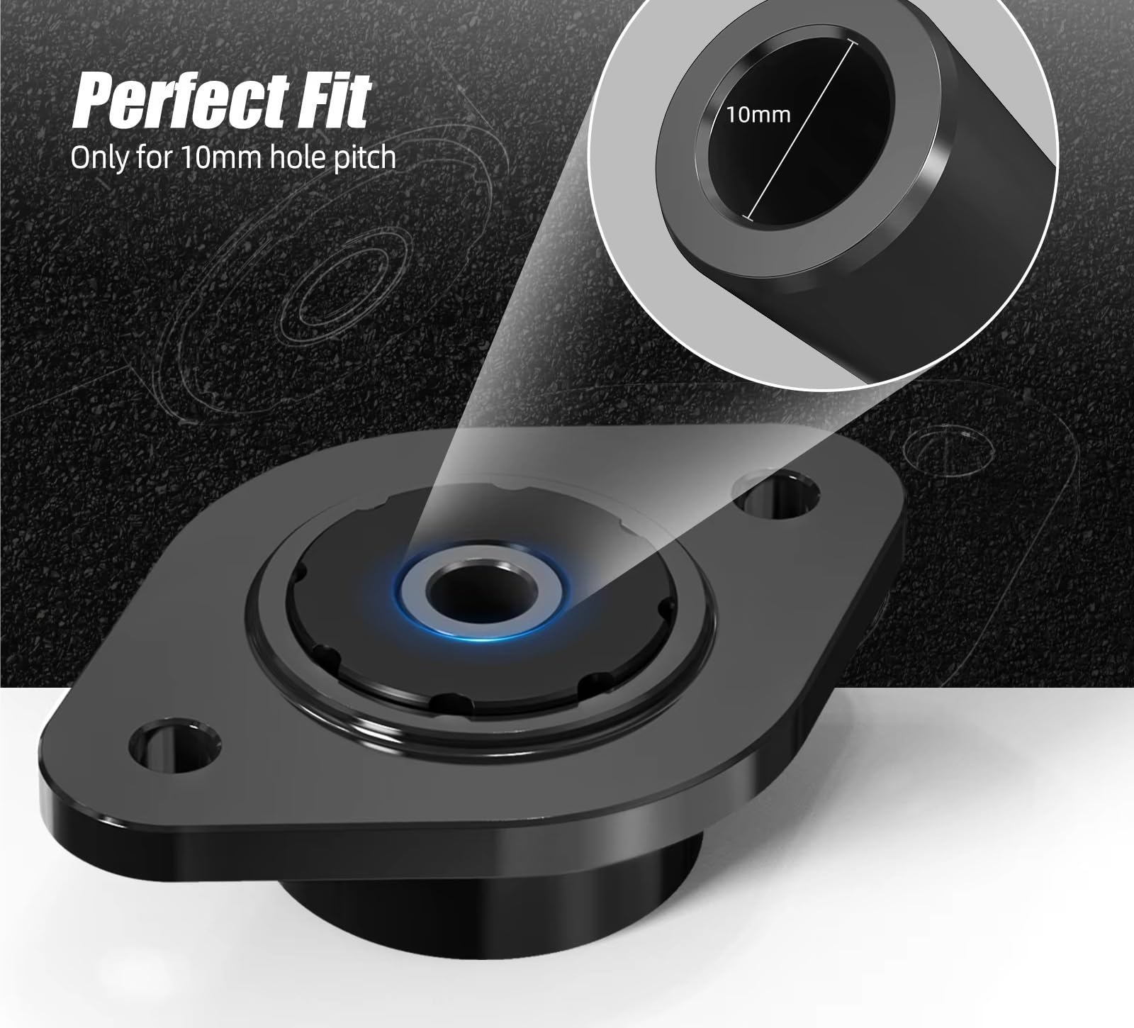 Amortisseurs Supports d'amortisseurs et plaques de Renfort pour BMW E46 E36 E30 323 325 328 M3 Z3 Z4 E86 Suspension Pneumatique(Only Gasket)