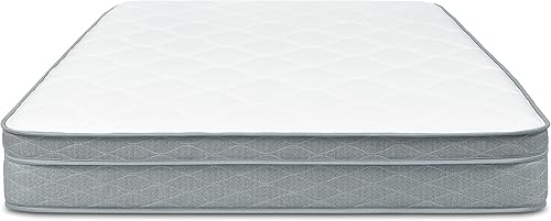 Miniatura 2 de Dreamfoam Bedding Doze - Colchón Eurotop de 9 pulgadas, comodidad media, tamaño Queen corto