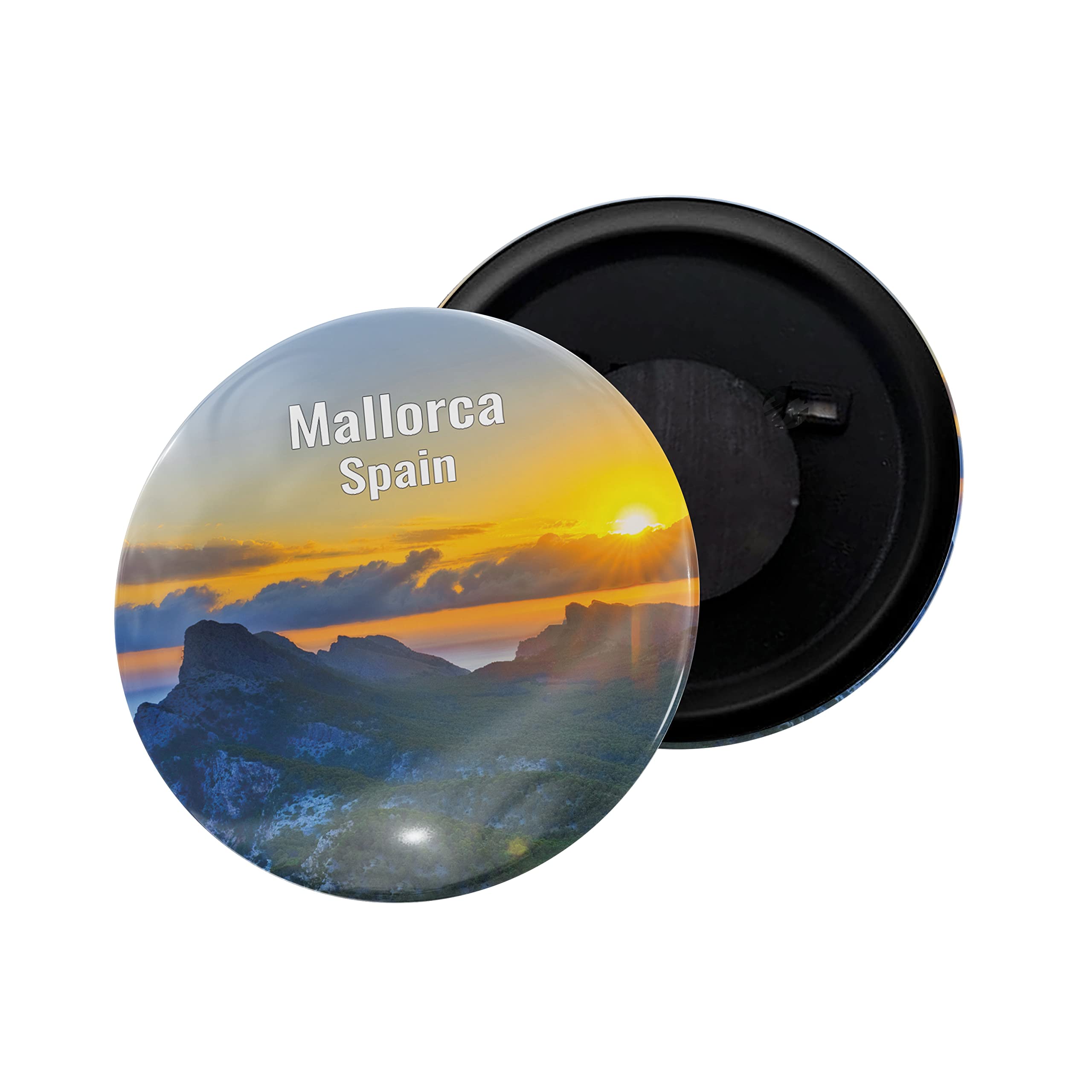 dhcrafts Fridge Magnet Spain Mallorca Glossy Finish Design Pack of 1 (58mm)