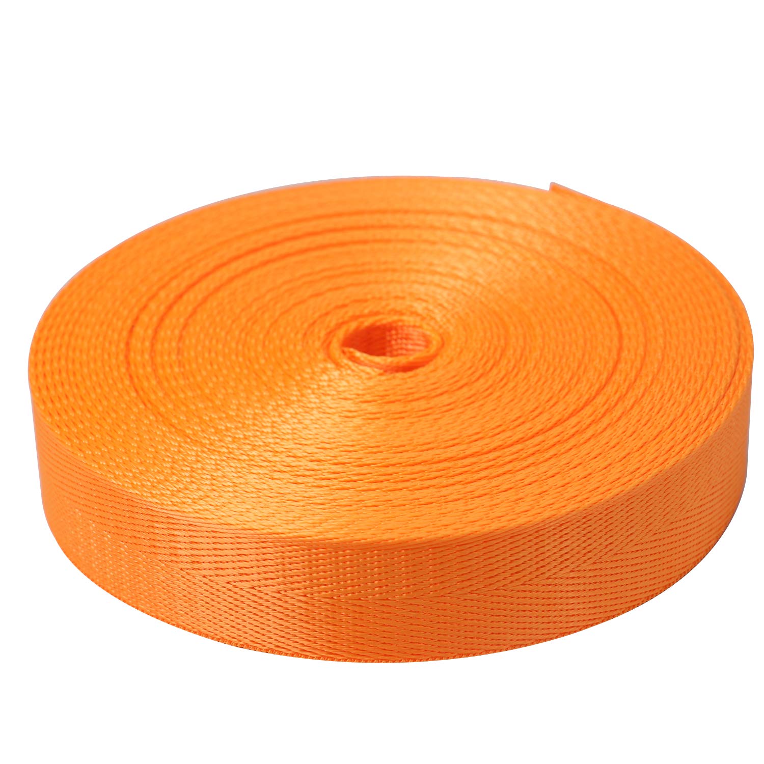 Devobunch 1 Inch Nylon Webbing Strap, Heavy Duty Nylon 10|25 Yard Webbing Roll, Durable Nylon Strapping for Indoor or Outdoor Gear, DIY Crafting, Repairing, 15 Vibrant Colors