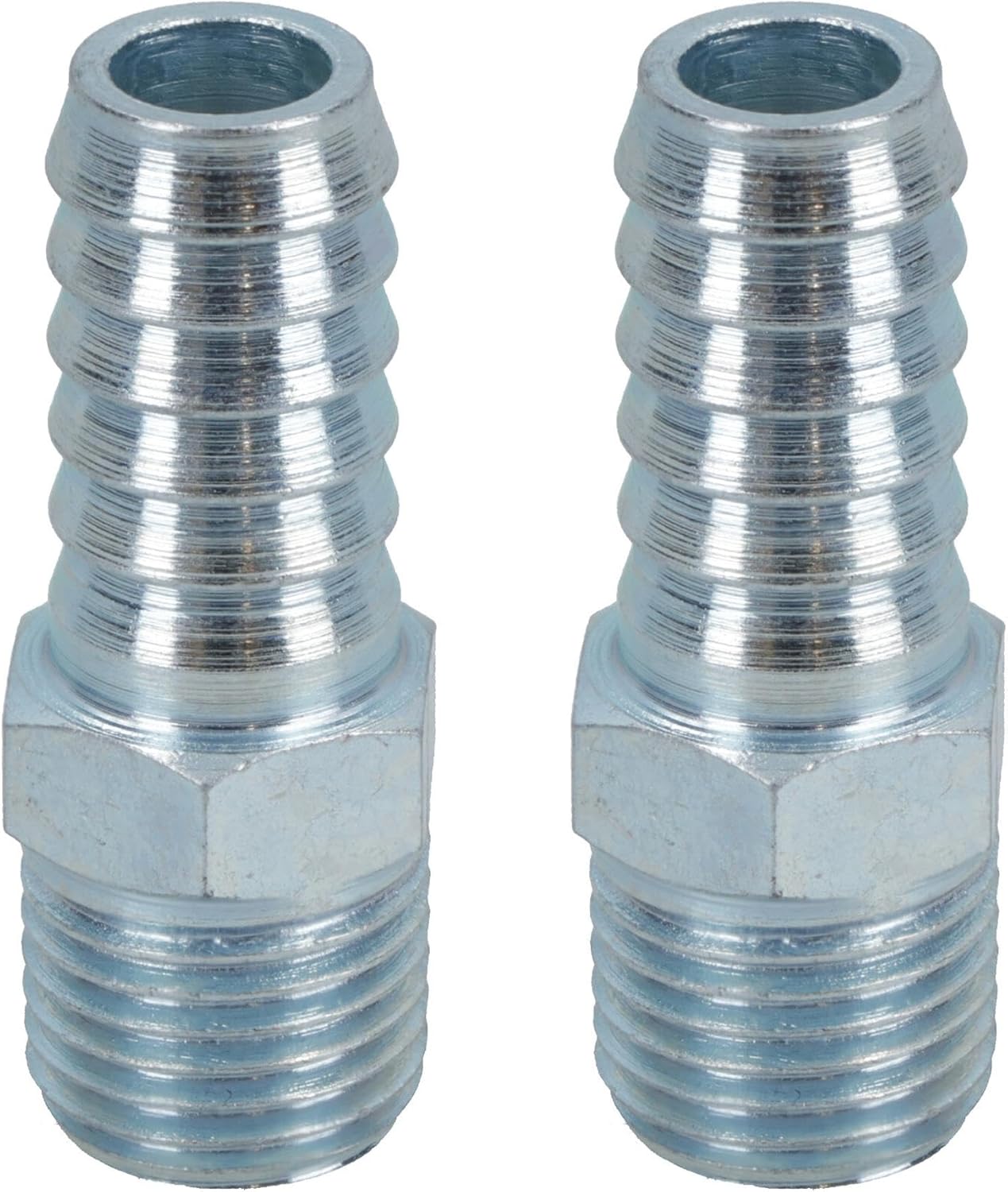 1/4" BSP Thread Hose Tail 3/8" (10mm) Pipe Connector Air Fitting 2 PACK FT032