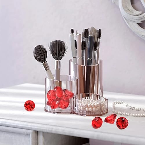 Miniatura 7 de 100 diamantes acrílicos transparentes de 0.98 pulgadas para mesa de boda, confeti para rellenos de jarrones, decoración floral, decoración de