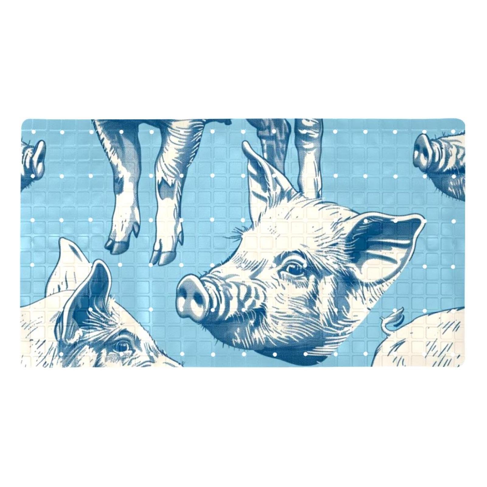 Tapis de bain antidérapant pour sécuriser la douche des adultes et de la famille