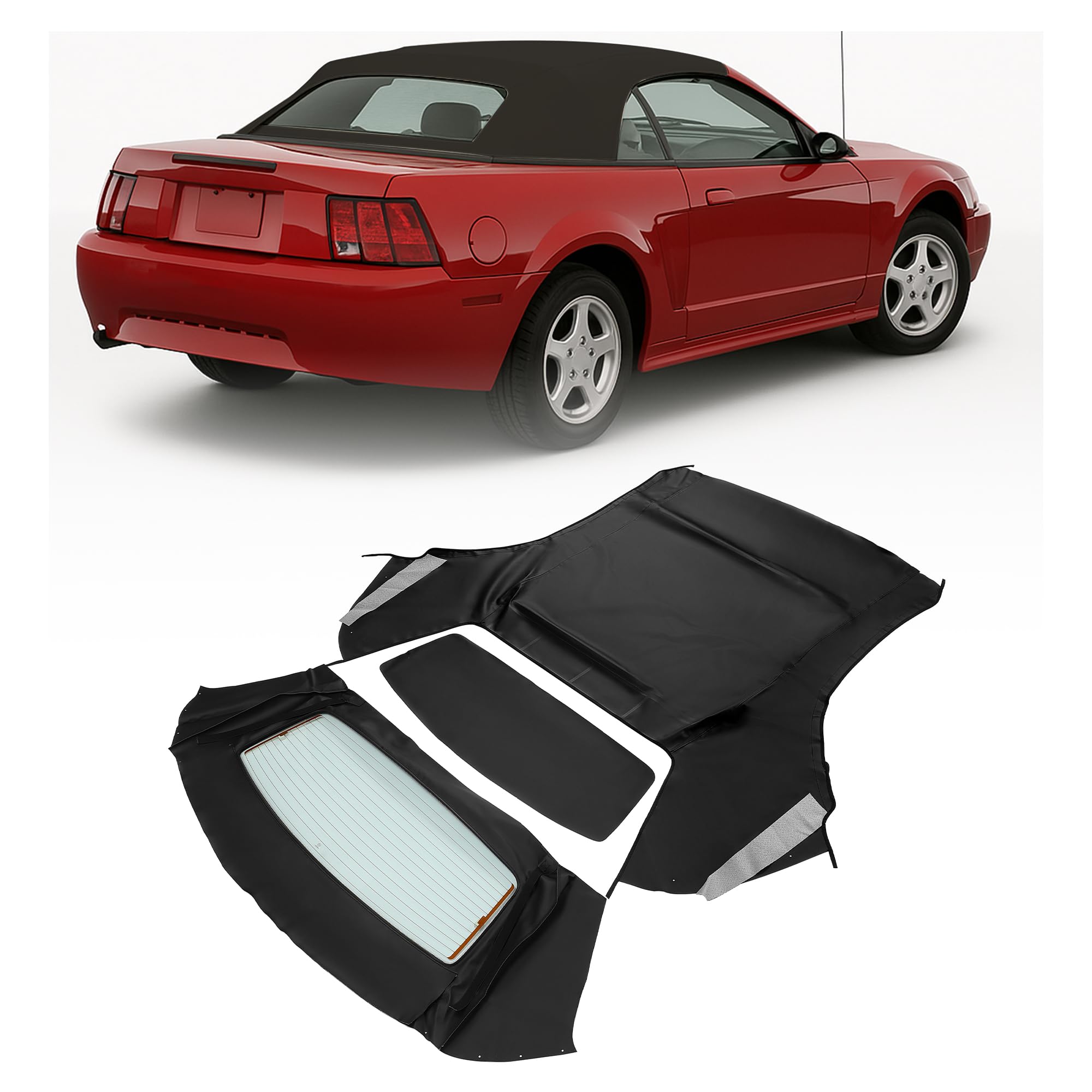 Amazon.com: ECOTRIC Convertible Soft Top Compatible with 1994-2004