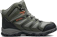 Vista 3 de NORTIV 8 - Botas de senderismo para hombre, impermeables, ligeras, para exteriores, mochileros, senderismo