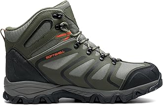 NORTIV 8 Men's Ankle High Waterproof Hiking Boots Backpacking Trekking Trails Shoes