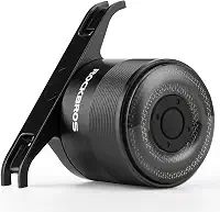 ROCKBROS Luz traseira de bicicleta, luz traseira para bicicleta, 5 modos, recarregável tipo C, leve, IPX5, lanterna traseira de bicicleta de liga de alumínio para passeios noturnos