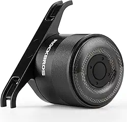 ROCKBROS Luz traseira de bicicleta, luz traseira para bicicleta, 5 modos, recarregável tipo C, leve, IPX5, lanterna traseira de bicicleta de liga de alumínio para passeios noturnos