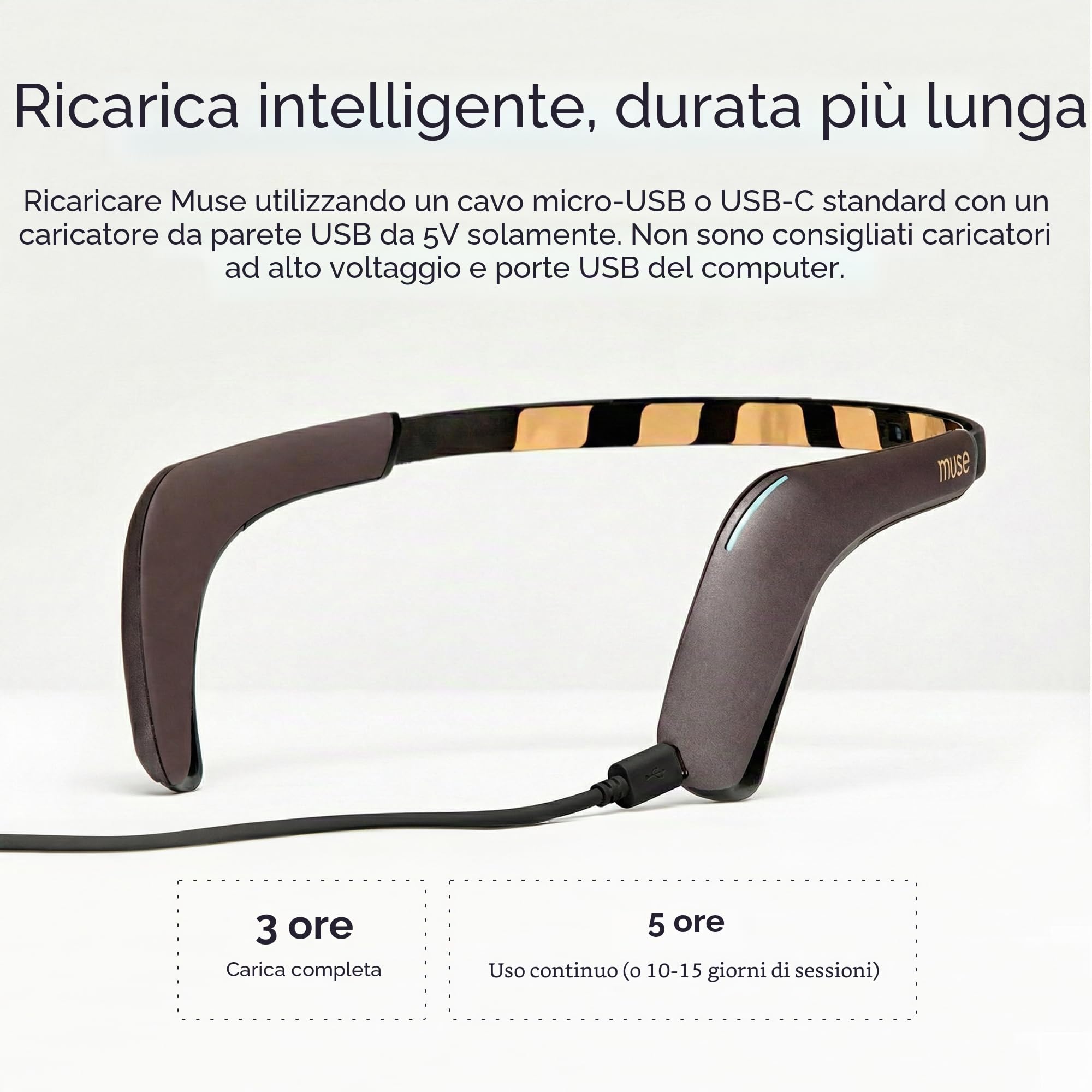 Muse 2: fascia da testa con sensore