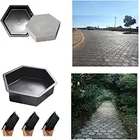 Forma De Bloquete Sextavado 25x25x8 Molde Bloco De Concreto