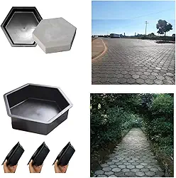 05 Forma Bloquete Sextavado 25x25x8 Molde Bloco De Concreto