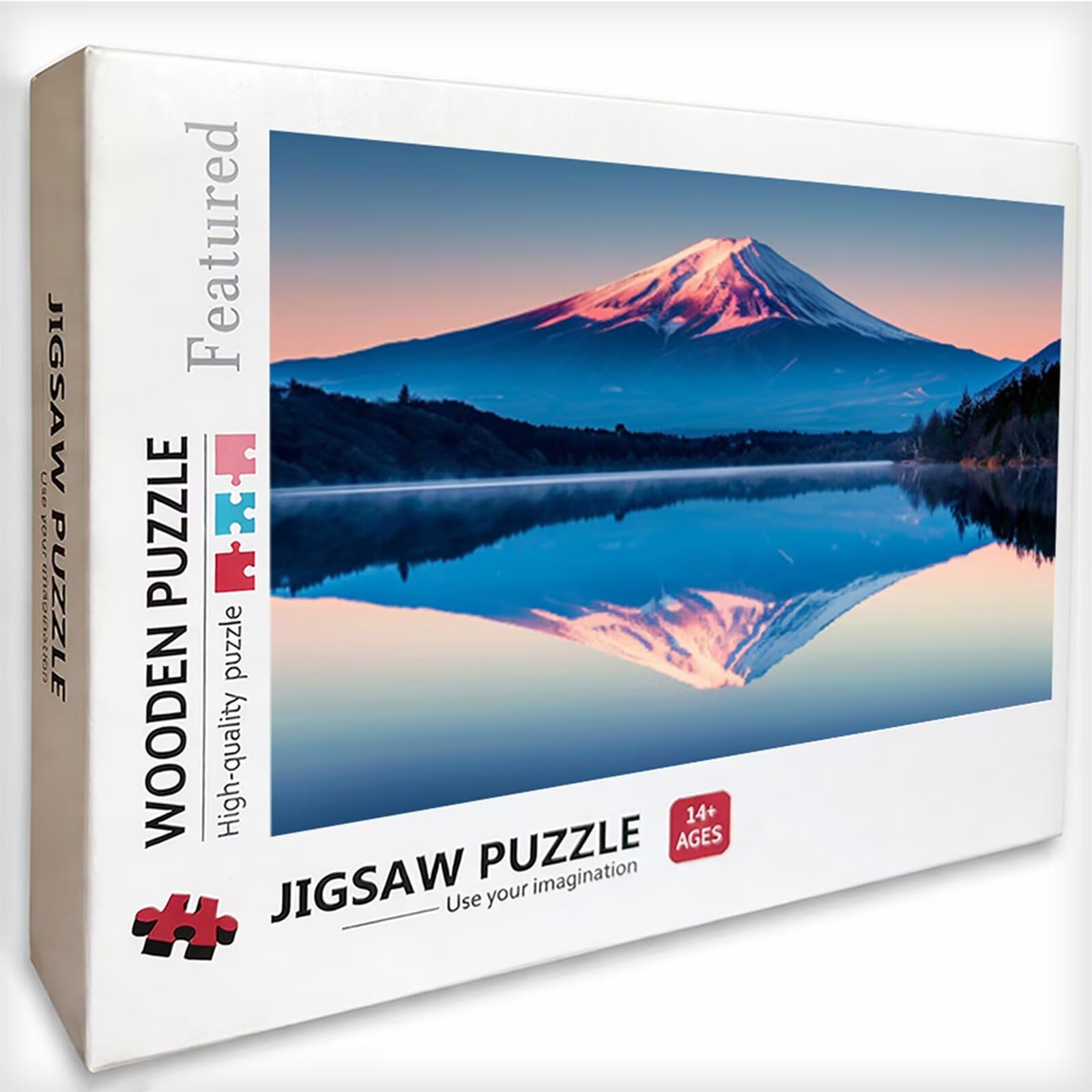 Montagna Innevata Puzzle 2000 Pezzi Adulti, Paesaggio Puzzle Legno con Scatola 99x70cm, Idea Regalo Uomo e Donna, Divertimento Per Adulti, per Gioco Familiar, Giochi di Sfida, Scatola Regalo, D-8472