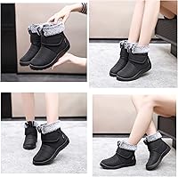 Vista 6 de Botas de invierno para mujer, botas de nieve para mujer, botas de nieve para mujer, botas de invierno para mujer, botas de nieve impermeables