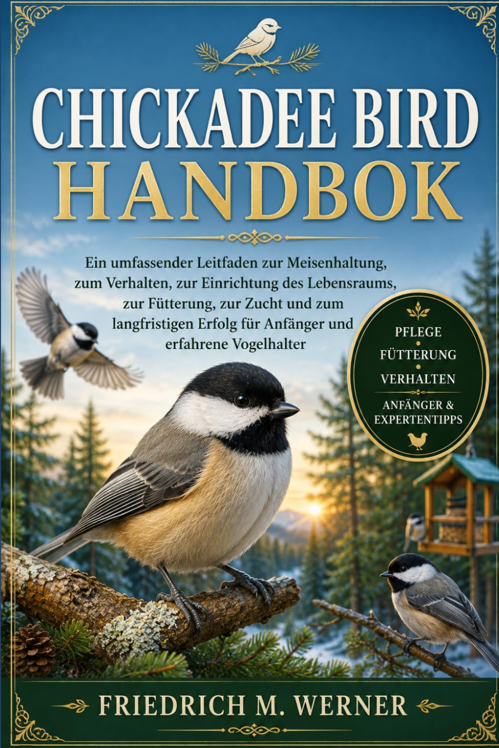 CHICKADEE BIRD HANDBOK: Ein umfassender Leitfaden zur Meisenhaltung, zum Verhalten, zur Einrichtung des Lebensraums, zur Fütterung, zur Zucht und zum ... Erfolg für Anfänger und erfahrene Vogelhalter