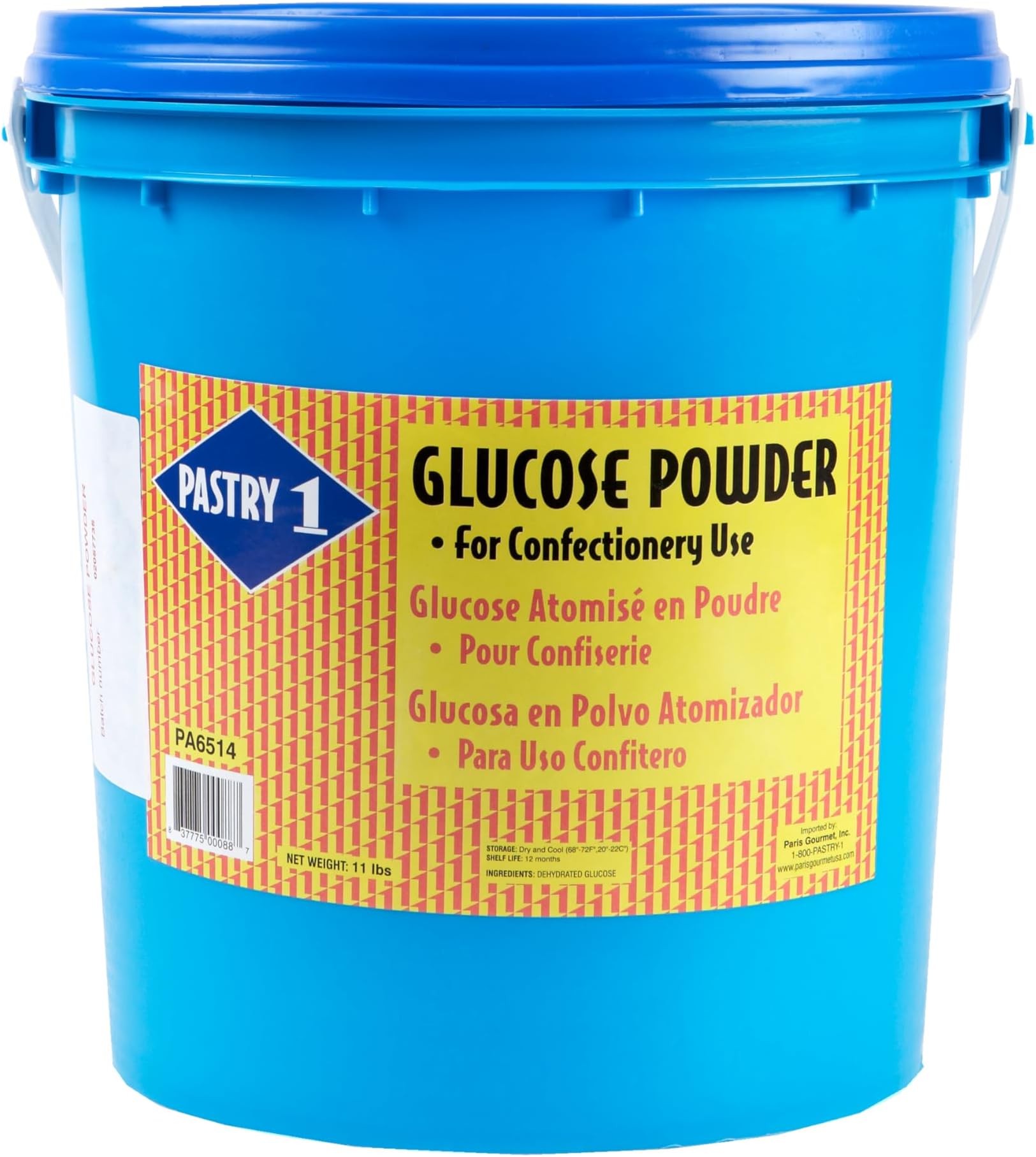 Glucose Powder (Atomized) For Confectionary Use - 1 pail, 11 lb