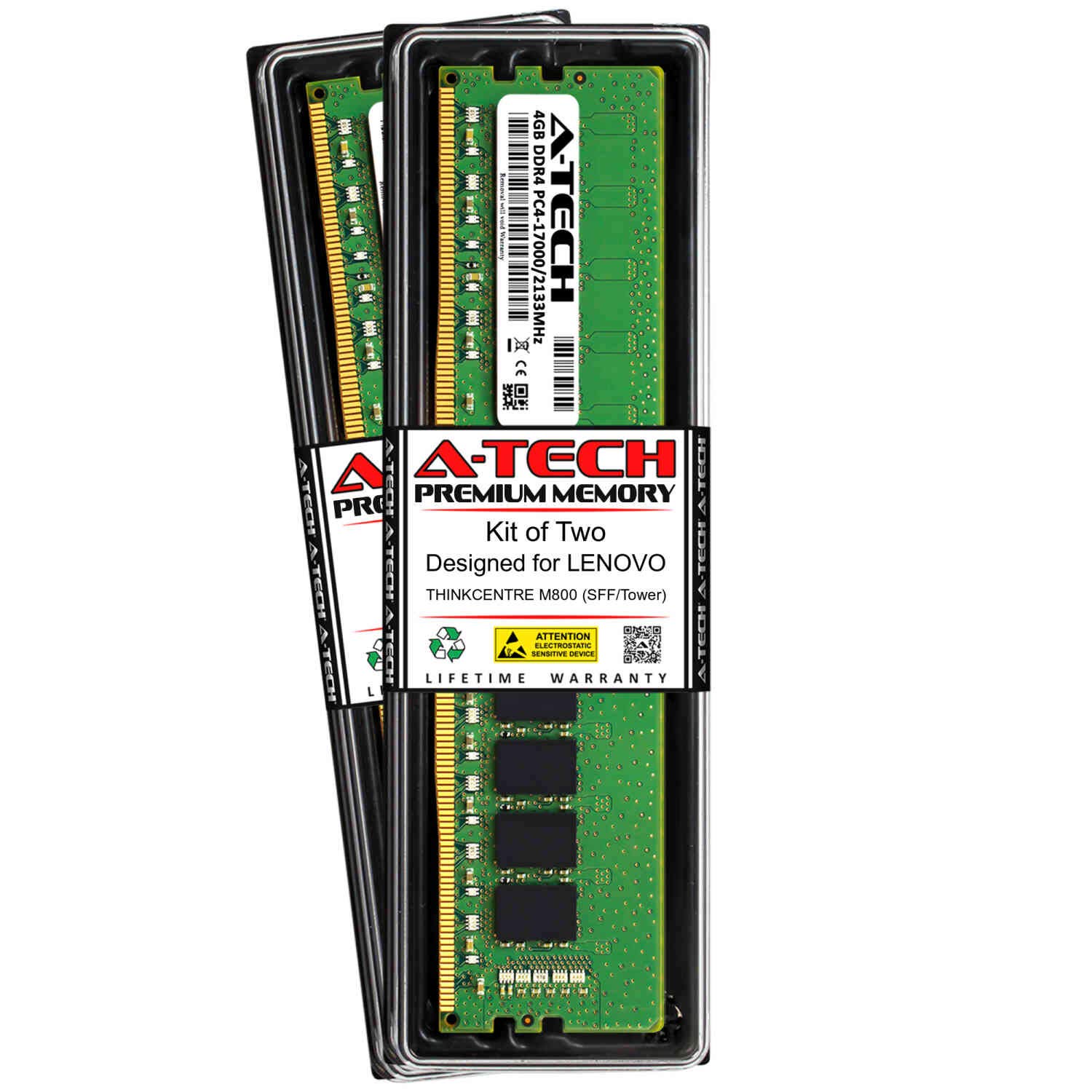 A-Tech 8GB (2 x 4GB) RAM for Lenovo THINKCENTRE M800 (SFF/Tower