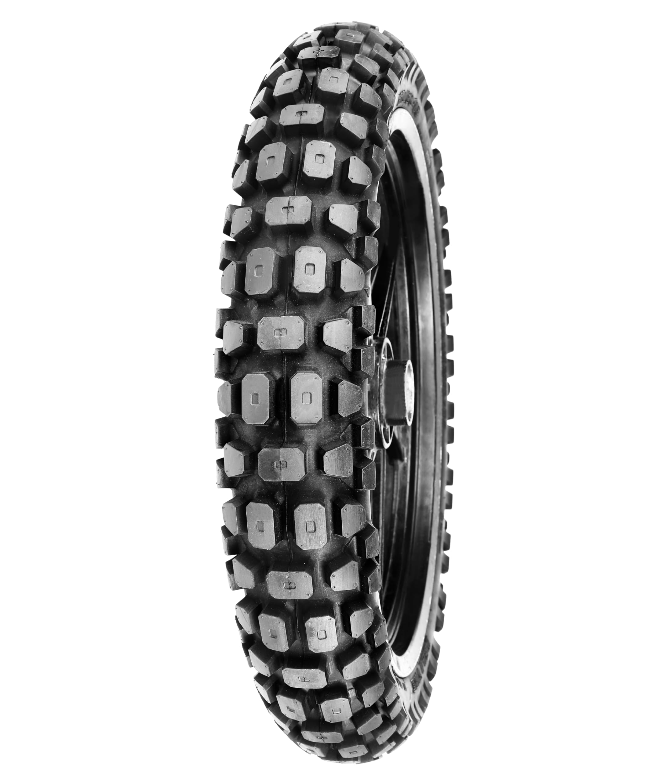 DELI TIRE Schlauchlos Motorradreifen 100/80-17 Vorne/Hinten - Ganzjahresreifen 52R für Cross Enduro und Tourenmotorrad SB-107 BRUTAL - Allwetterreifen TL für Spikes - Winterreifen für Touren