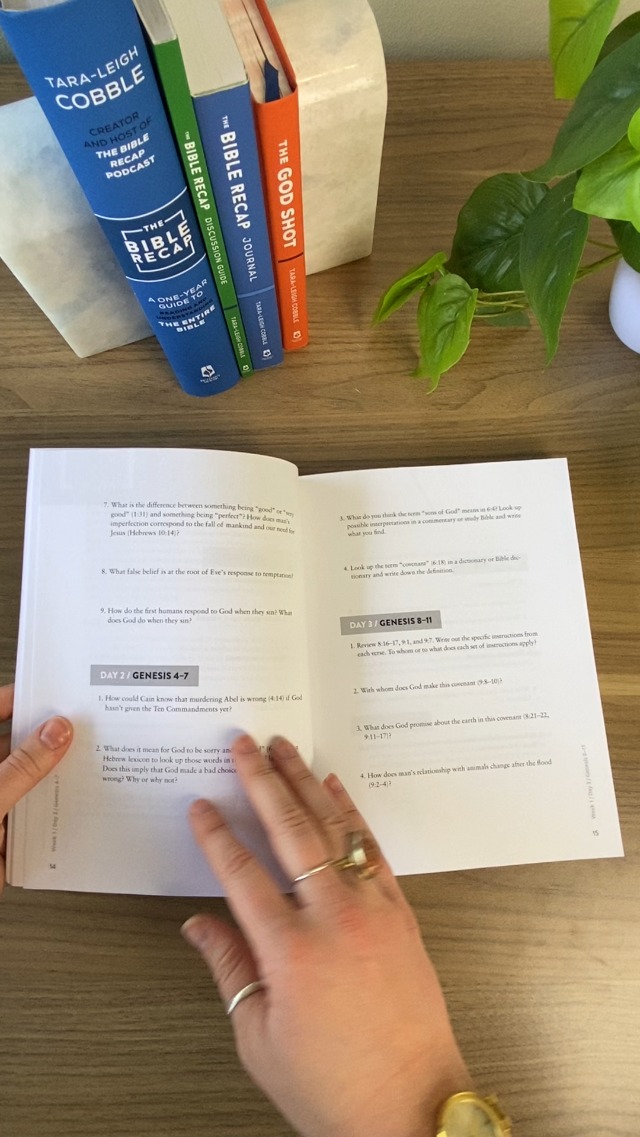 Image of The Bible Recap Study Guide: Daily Questions to Deepen Your Understanding of the Entire Bible