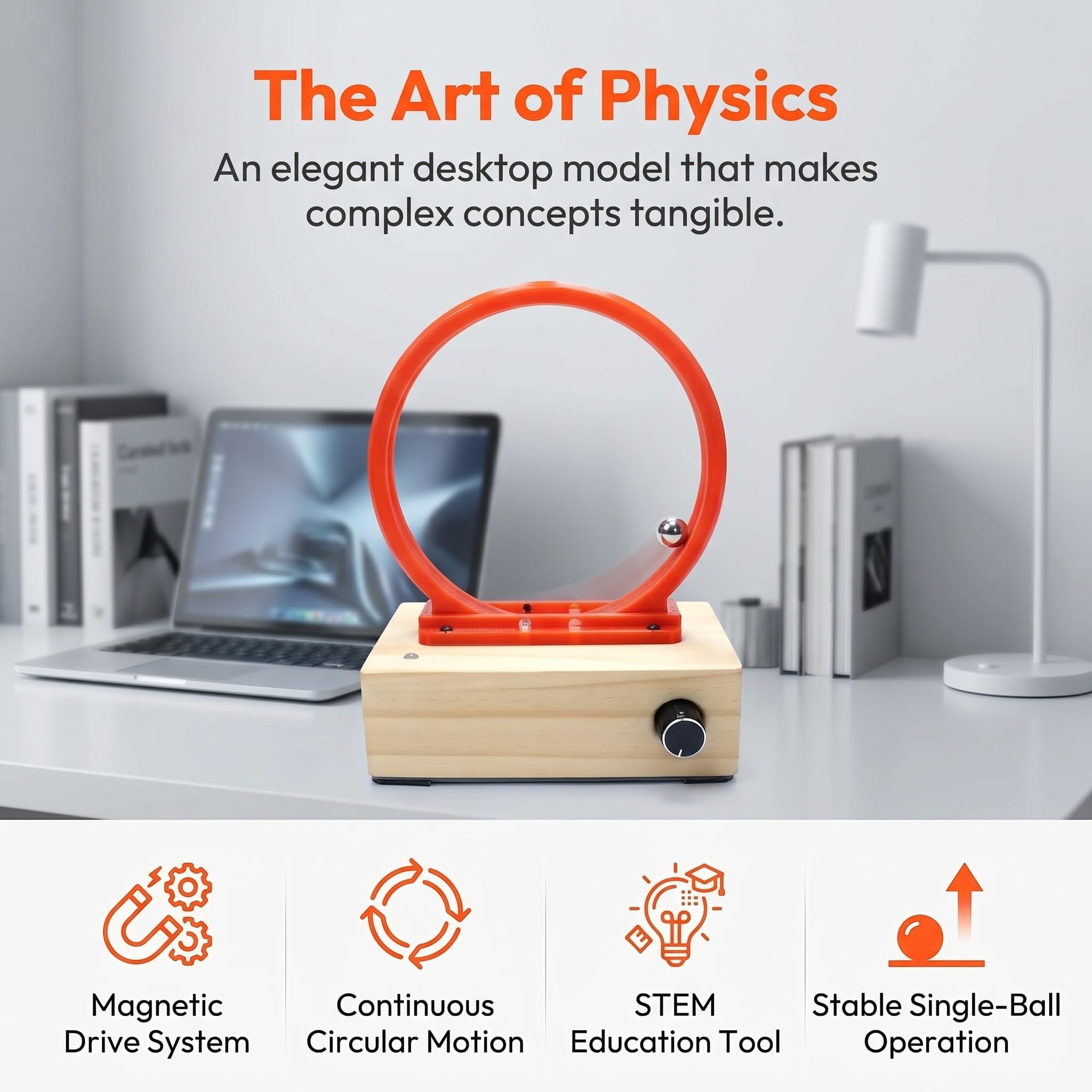 Selbstbau-Modell Eines Perpetuum Mobile, Experimentierkasten Für Elektromagnetische Zyklotrone, Kreisförmige Eisenkugelspule, Für Mint-Bildung, Naturwissenschaftliche Physikexperimente