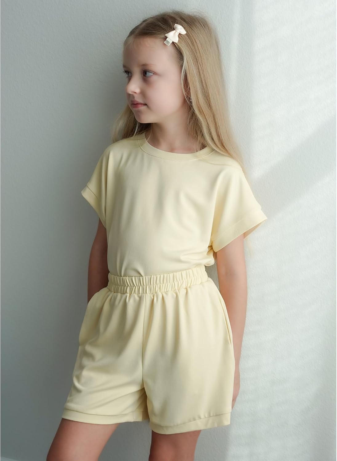Arshiner Girls Summer Outfits Short Sleeve