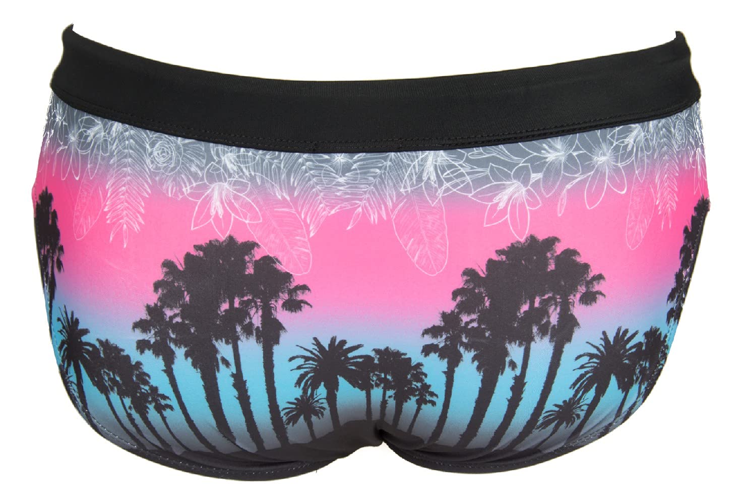 Datch Slip Uomo Mare o Piscina fianchetto Alto Articolo BU0034 Stampa Tramonto