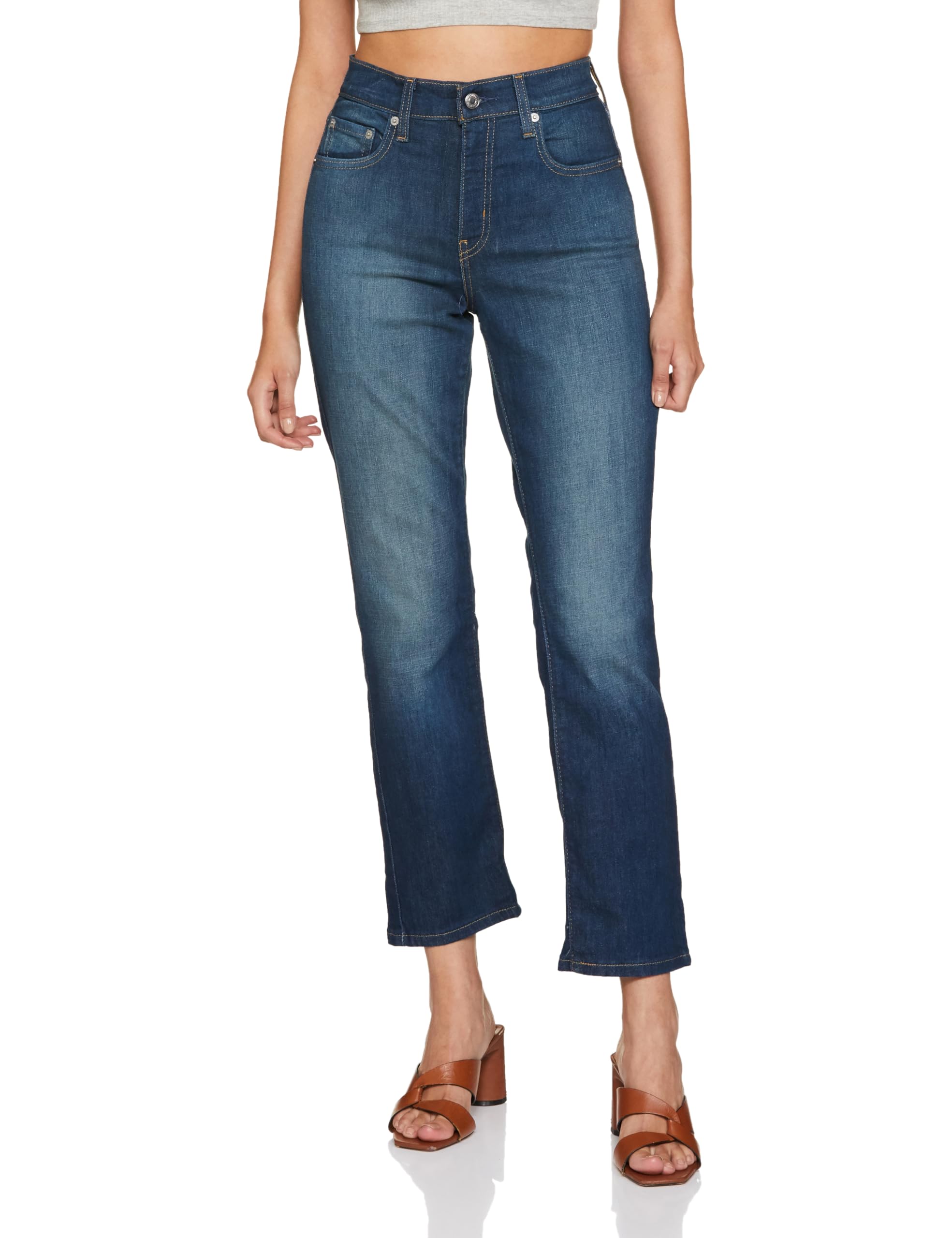 levi's Women's High Rise 724 Slim Straight Fit Jeans-picture-39