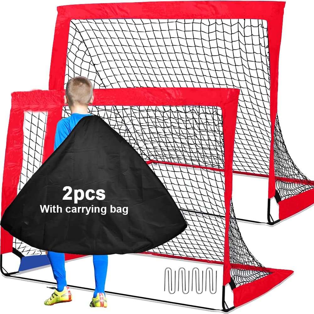 Portable Soccer Goal Pop Up Training Soccer Goals Net Set with Carry