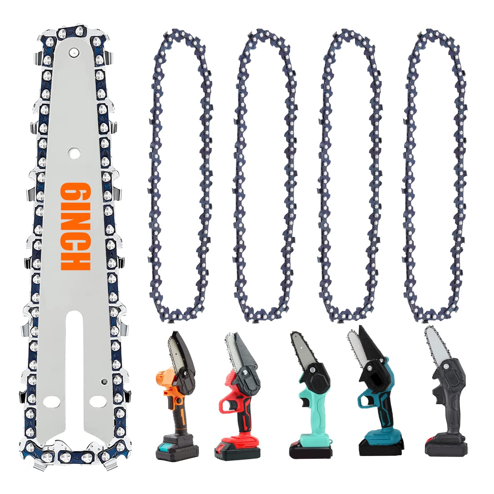 BARRA MOTOSEGA 12" 30cm Passo 1/4" 1.3 Per Catena 66 Magòlie - - Biciclette Scooter Macchine Agricole Vendita