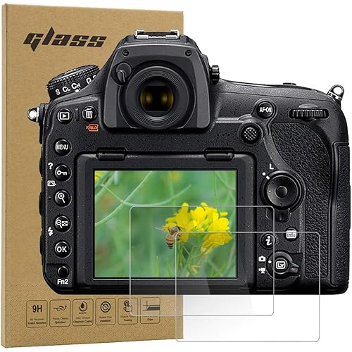 Screen Protector for Nikon D850 D780 D750 D810 D800E D800 D610 D600 D500 D4S D5 D7200 D7100 D5200 D5100 (2 Pack)