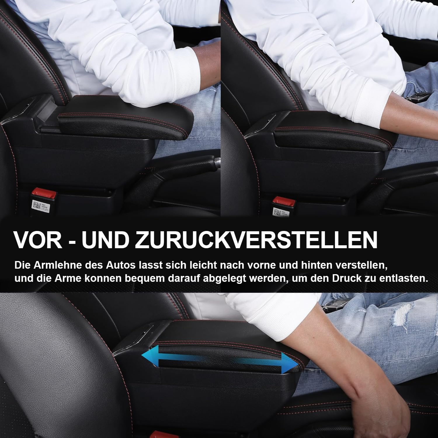 Doppelschicht Armlehne Box Für Mitsubishi Mirage Attraction Space Star 2014-2023 Mittelkonsole Aufbewahrungsbox mit Cup Halter Armlehne Zubehör Schwarz