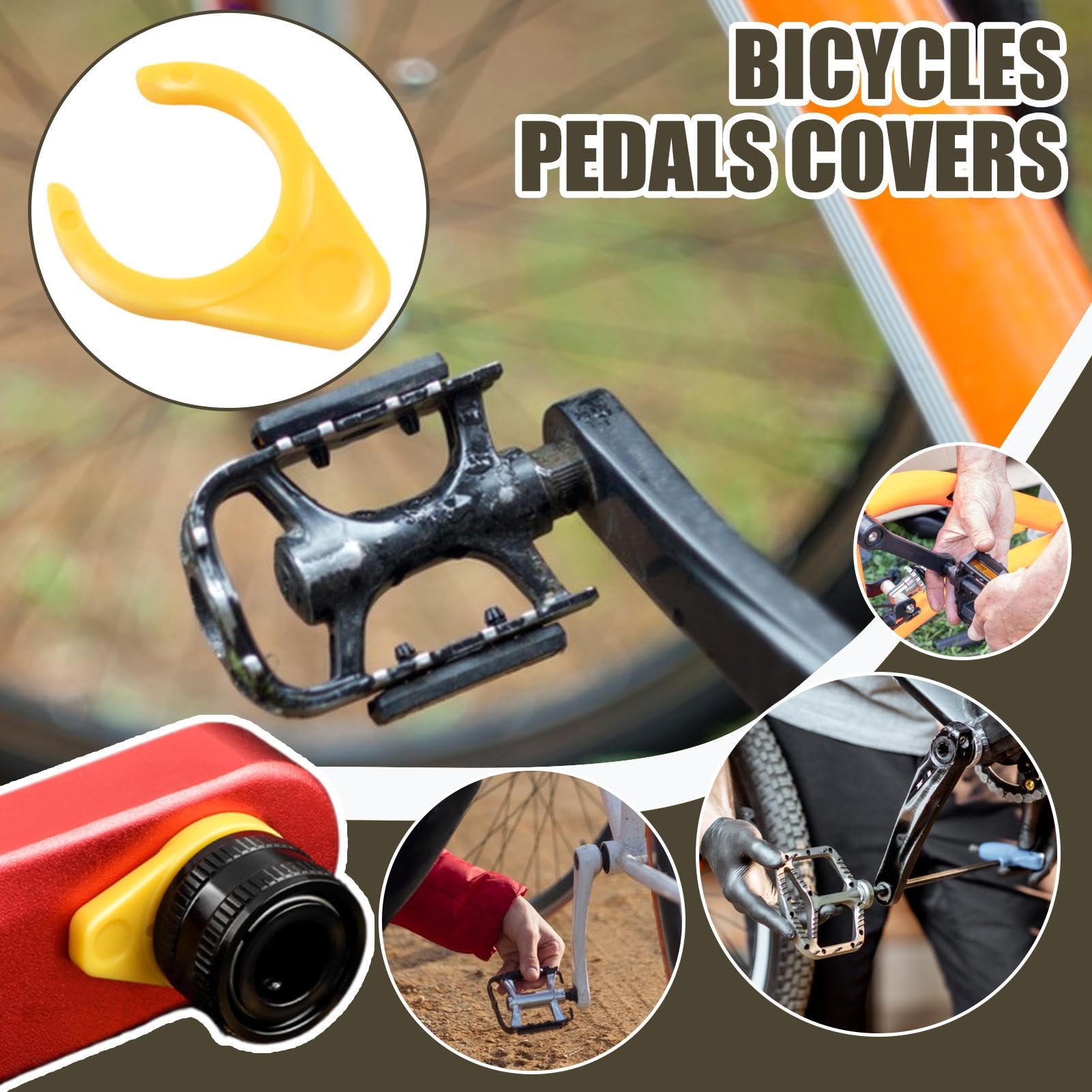 Boucles De Protection Pour Pédales De Vélo - Lot De 10, Libération Rapide, Haute Résistance ABS, évite Le Déverrouillage