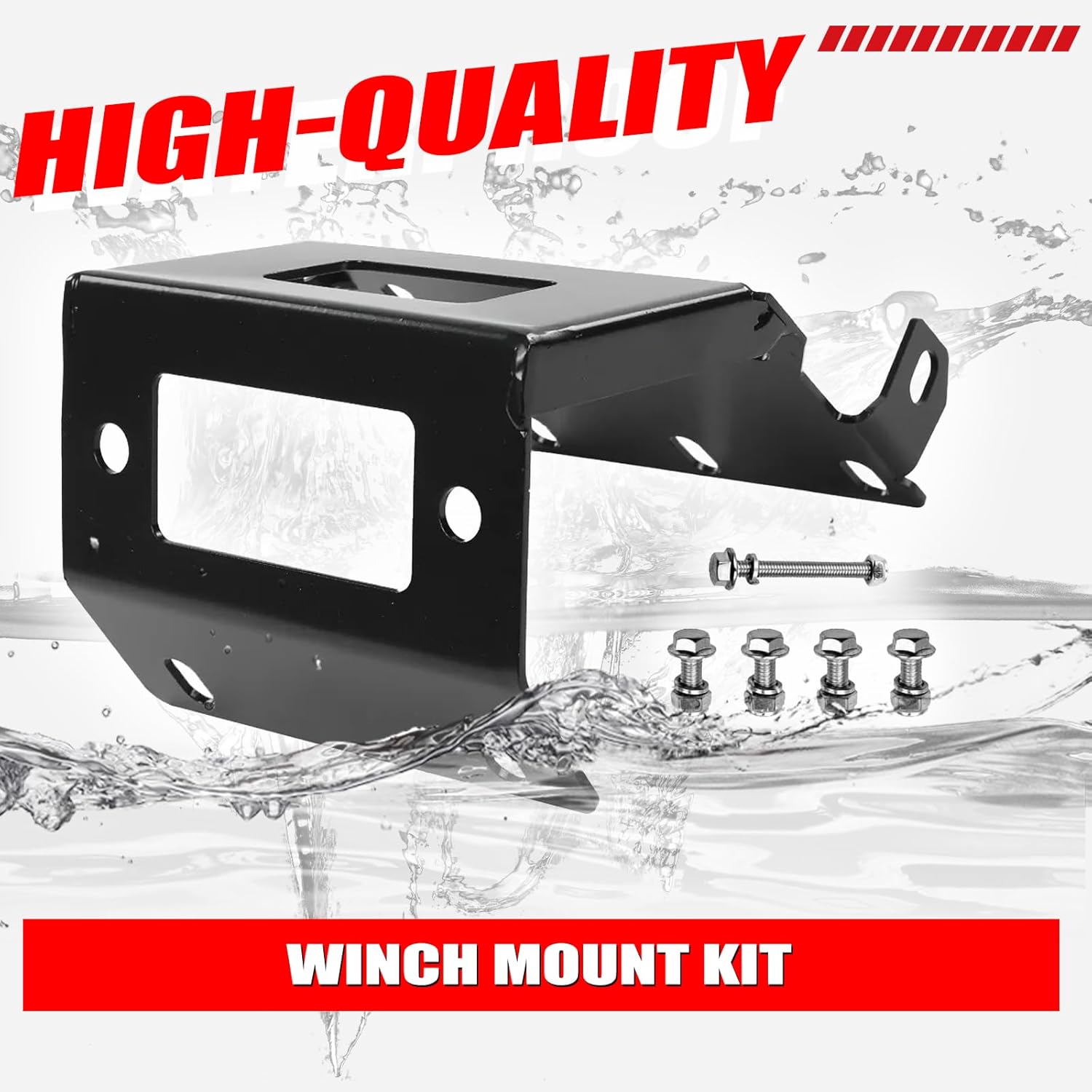 Winch Mount Plate Compatible with 2014-2019 Honda Foreman TRX500 Rancher TRX420